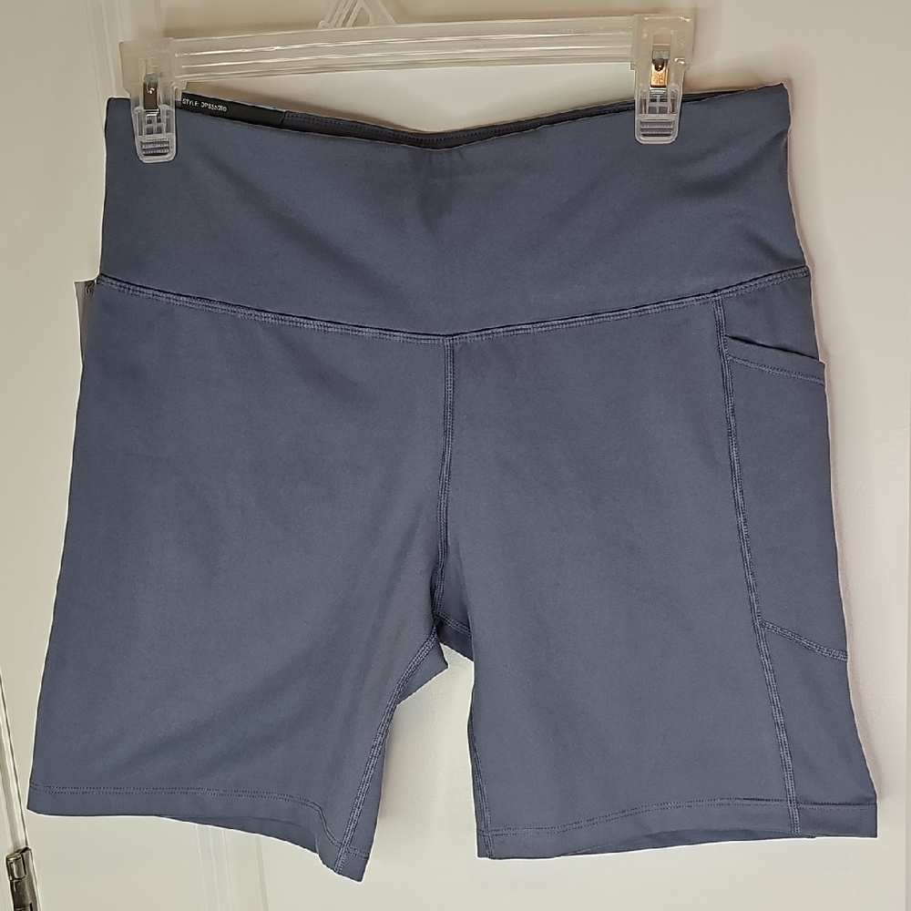 DKNY‎ Women's Blue Bike Shorts Size L